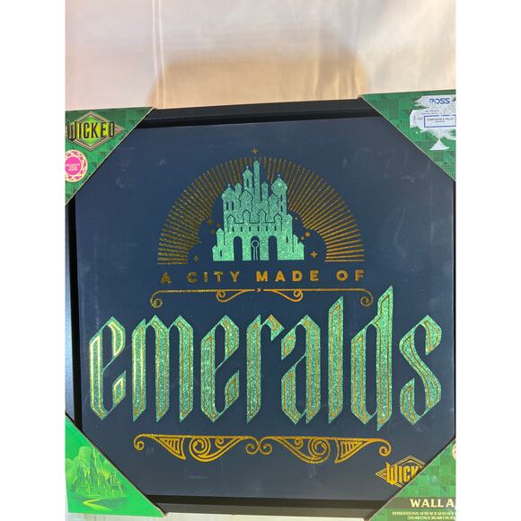 NEW Wicked City of Emerald Canvas Wall Art - Picture 2 of 9